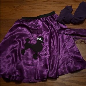 Purple Poodle Skirt